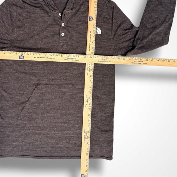 The North Face Men’s Hoodie Lightweight Henley Pullover Gray Size L - Picture 10 of 14